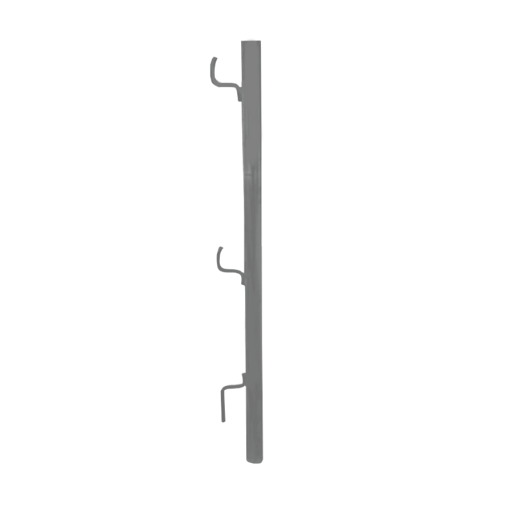 POSTE TUBO GALVANIZADO Ø 40/42 mm x 1.5 mm (CÁPSULA PVC)